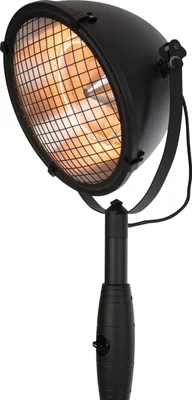 Produktbild von SUNRED® Standheizstrahler Bright Indus II Standing Black 2100W