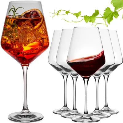 Produktbild von IMPERIAL glass Aperitif Glas Set 6x 580ml - Aperitif Gläser Spritzglas aus Crystalline Glas spülmaschinenfest Serie "Athen"