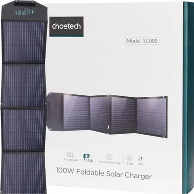 Image de Choetech Sc009 Chargeur solaire pliable 100W