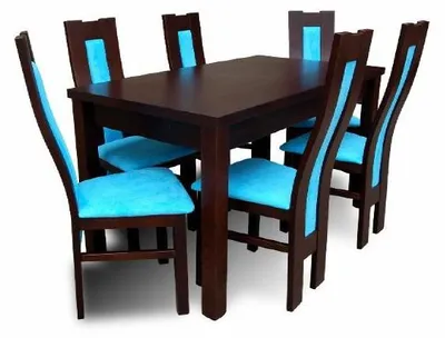Image de Table de salle à manger + 6 chaises Set de salle à manger Groupe de tables Tables Z31