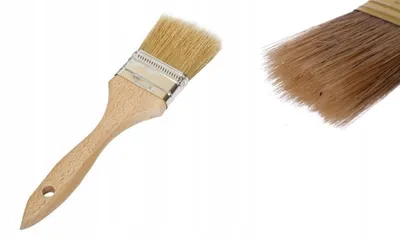 Produktbild von Painto Flachpinsel Englisch 76 mm Holzgriff