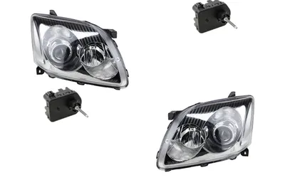 Zdjęcie produktu dla Johns, Reflektory pasujące do Toyota Avensis T25 03-06 lewy prawy przód. Serwomotor