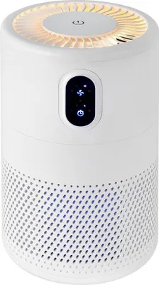 Image de Brandt Purificateur d'air pour pièces de 16m² Filtre à 5 niveaux : Préfiltre / Filtre HEPA H13 / Charbon actif / Ion négatif / Lampe UV
