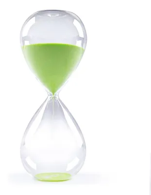 Produktbild von Sanduhr - 3 Minuten Laufzeit mit grünem Sand - Dekoration für Küche Schreibtisch Büro und Klassenzimmer