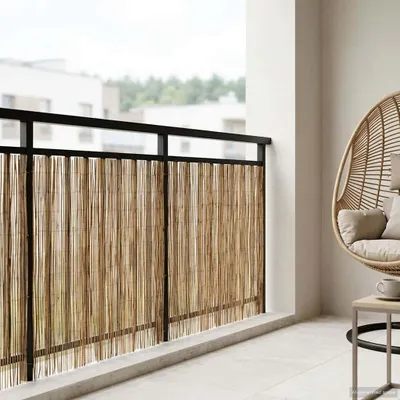 Obrázok produktu pre Záhradný plot Karbonizovaný 600 x 100 cm Rákosie