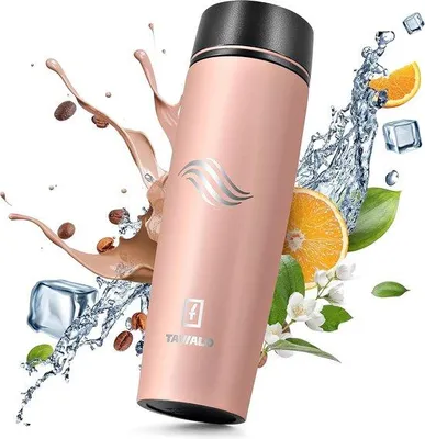 Produktbild von Famanu Thermobecher 460 ml - Pulverrosa, Edelstahl