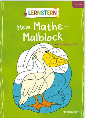 Produktbild von LERNSTERN. Mein Mathe-Malblock. Rechnen bis 20