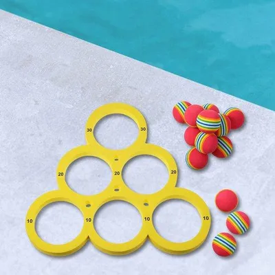 Immagine prodotto di Giocattoli da piscina - Galleggianti - Per bambini - 10 palline - Impermeabili