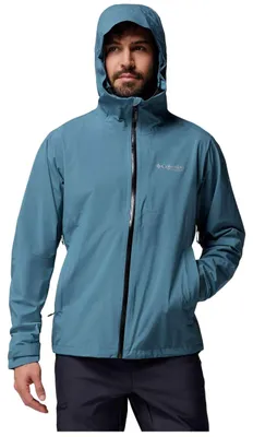 Productafbeelding van Jas Columbia Chaqueta con capucha Columbia Ampli-Dry II Shell azul celeste voor Heren