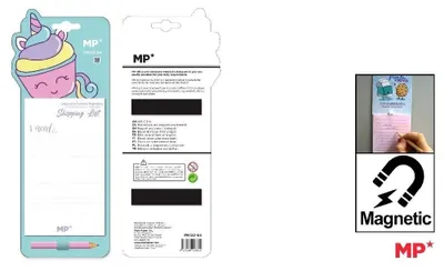 Image de Bloc-notes magnétique pour réfrigérateur avec crayon