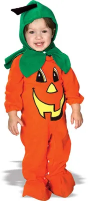 Produktbild von Frecher Kürbis als Babykostüm für Halloween