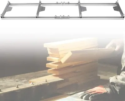 Zdjęcie produktu dla Frezarka łańcuchowa System prowadnic do frezów szynowych ze stopu aluminium Frezowanie desek Akcesoria do pił łańcuchowych Narzędzia dla budowniczych Stolarze