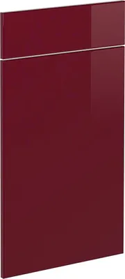 Produktbild von Küchenfront Vicco R-Line Rot Hochglanz 39.6 x 70.8 cm Möbelfront für den Schubunterschrank, Model 41230