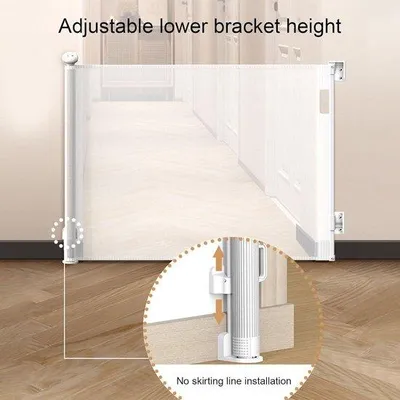 Produktbild von Breite Ausziehbarer Türrahmen - Breite Sicherheitstür für Babys und Haustiere - 83 cm hoch, 140 cm breit.