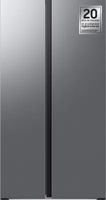 Produktbild von Samsung Series 7 RS70F65QET Side-by-Side Kühlkombination Freistehend 659 l E Edelstahl