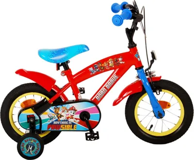 Produktbild von Paw Patrol Kinderfahrrad - Jungen - 12 Zoll - Rot/Blau