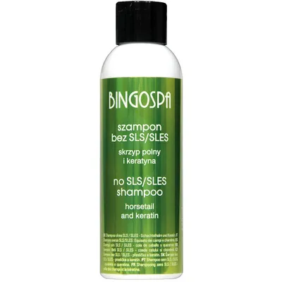 Zdjęcie produktu dla BingoSpa Szampon bez SLES/SLS ze skrzypem polnym i keratyną, 100ml