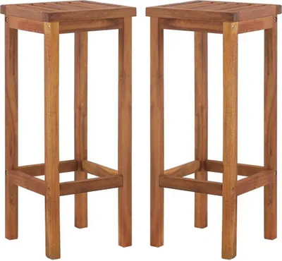Obrázok produktu pre Barové stoličky 2 ks, akáciový masív