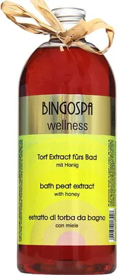 Produktbild von BINGOSPA SCHLAMMBAD-EXTRAKT mit Honig 500 ml