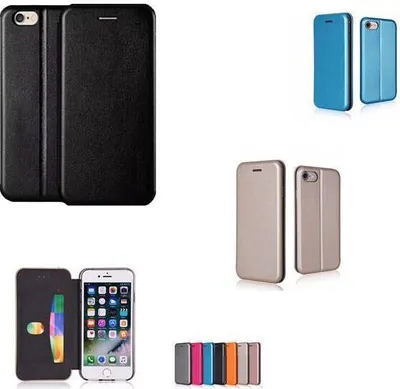 Produktbild von starfix Flip Wallet Tasche Schutz-Hülle Cover für Samsung Galaxy A9 (2018) mit Kartenfach schwarz
