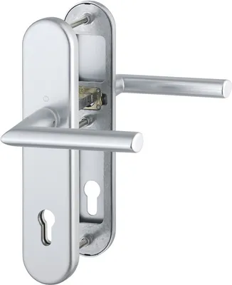 Produktbild von Hoppe Schutz-Drückergarnitur Stockholm 76G / 3331 / 3440 / 1140 ES1 SK2 PZ Vierkant 8 / 10mm - 3666369