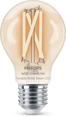 Obrázok produktu pre Philips 8719514371989, Inteligentná žiarovka, Wi-Fi/Bluetooth, Priehľadná, Wi-Fi 4 (802.11n), 802.11b, 802.11g, LED, E27