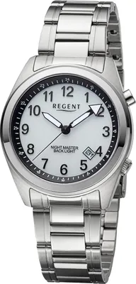 A close-up studio shot of a men's wristwatch.