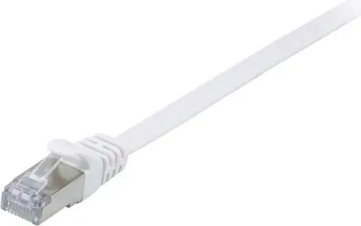 Produktbild von Equip Cat.6A U/FTP Flat Patchkabel, 5m, Weiß