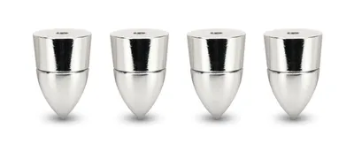 Produktbild von Dynavox Bullet Spikes 4er-Set Chrom