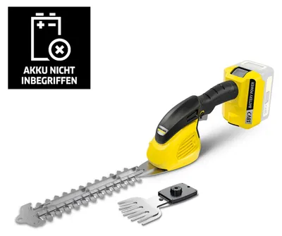 Produktbild von Kärcher Akku-Gras- und Strauchschere GSH 18-20 Battery, 20cm Klinge, ohne Akku