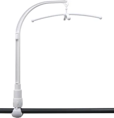 Produktbild von Niermann Mobilehalter für Rundstab Weiß