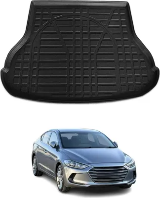 Produktbild von Kofferraumwanne Laderaumwanne für Hyundai Elantra 2011-2016 Stufenheck Gummi TPE