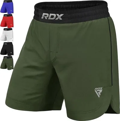 Produktbild von RDX MMA Shorts Sporthose Herren Kurz, Kampfsport Boxen Trainingshose Männer, Kickboxen Muay Thai Boxing Grappling Boxhose Sparring, Freefight Martial Arts Kampfshorts Fitness Laufhose Jogginghose