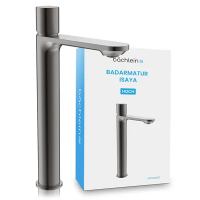 Produktbild von Bächlein Badarmatur Isaya hohe Ausführung - Anthrazit