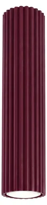 Image de Plafonnier KARBON 30 bordeaux 1xGU10 10W aluminium 30x6.5x6.5cm Sollux Lighting