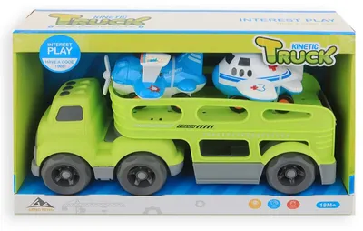 Zdjęcie produktu dla Jonotoys Kinetic Truck z 2 samolotami