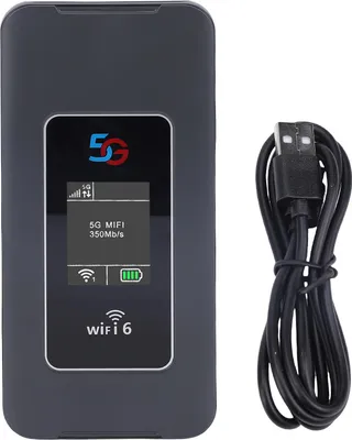 Immagine prodotto di Dispositivo mobile portatile 5G Wi-Fi hotspot ad alta velocità 4G LTE. Collega fino a 32 dispositivi per viaggi di lavoro
