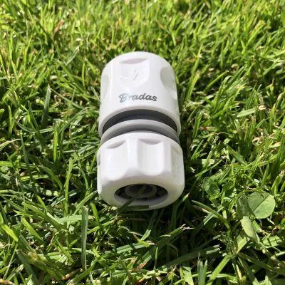 Produktbild von Bradas Schlauchkupplung WHITE LINE 1/2" weiß / grau