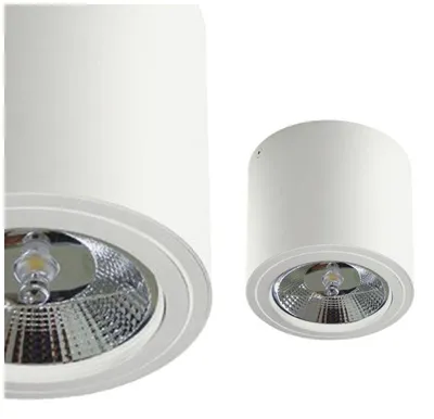 Zdjęcie produktu dla Okrągła lampa sufitowa Alix AZ3541 do przedpokoju metalowa biała