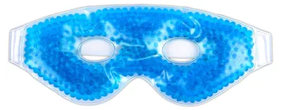 Produktbild von Schramm® Kühlmaske mit Gel Perlen Kühlbrille Augenmaske Gelmaske Schlafmaske Entspannungsmaske Gelbrille Migräne Maske Brille Augengelmaske gegen Augenringe Entspannungsmaske
