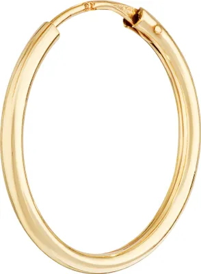 Produktbild von NKlaus Einzel Creole 333 Gelb Gold 8 Karat 14mm Herren Goldohrring Rund Ohrschmuck 14382