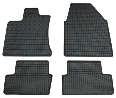 Gummifußmatten Set 4-teilig für Nissan Qashqai J10 (2006-2013), schwarz