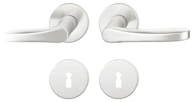 Produktbild von FSB 1106 runde Rosettengarnitur Alu natur (Lochung: BB) Lochung: BB