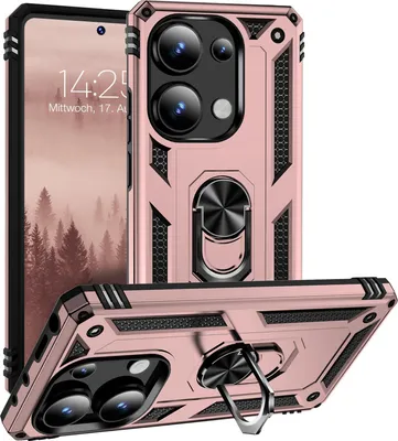 Produktbild von Armor Outdoor Handyhülle für Xiaomi Redmi Note 13 Pro Handy Panzer Case Cover Schutzhülle Farbe: Rosegold