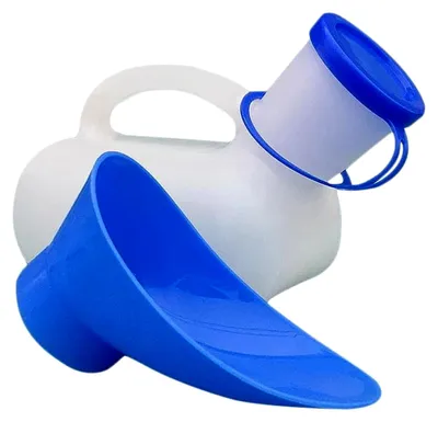 Produktbild von Urinflasche für Damen und Herren, 1000 ml Urinal für Männer und Frauen, Unisex-Urinal für Auto, Camping, Reisen, Outdoor, wiederverwendbare WC-Schüssel mit großer Kapazität und Deckel