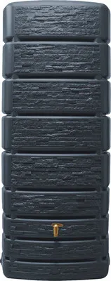 Produktbild von 4rain Regenwasser-Wandtank Slim graphitgrau 500 L