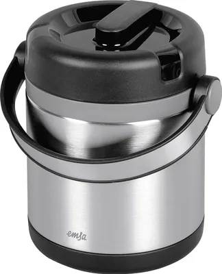 Produktbild von emsa Isolier-Speisegefäß MOBILITY 1,2 Liter schwarz / anthrazit