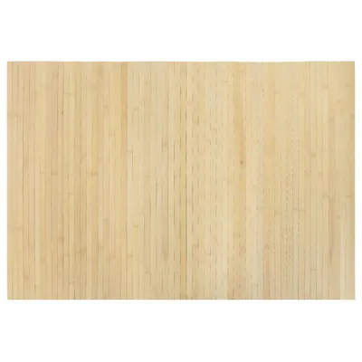 Produktbild von vidaXL Teppich Rechteckig Hell Natur 70x100 cm Bambus