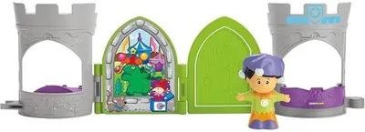 Produktbild von Famanu Puppentheater Schloss mit Klappbühne für Kinder - Bunt