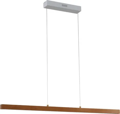 Produktbild von Lucande LED-Hängeleuchte Nihalo, Holz, 122 cm, dimmbar, CCT